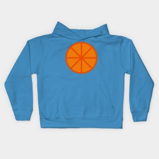 Citrus Orange Slice Kids Hoodie